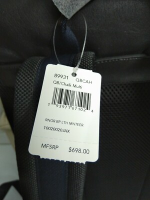 NWT Coach Ranger Chalk/Black Leather 
