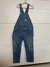 VTG Round House Demin Bib Overalls, Utility/Carpenter, Dungarees, Jumpsuit, USA