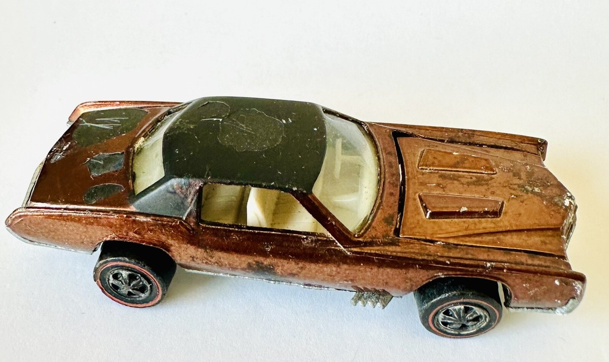 Hot Wheels Redline 1968 Custom Eldorado US Brown Original