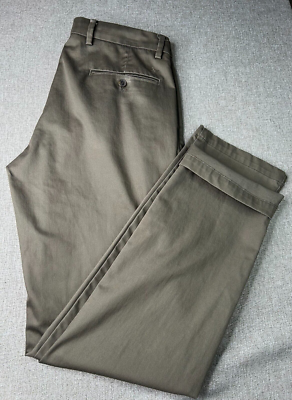 Dockers Athletic Fit Dress Pants Men's W34 L34 Flex Comfort Brown Office |  eBay