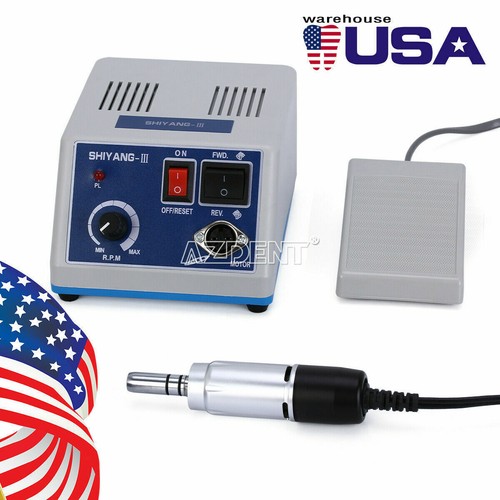 Dental Lab Electric Micromotor Polishing Unit+Motor Handpiece Polishers Kit - Picture 4 of 42