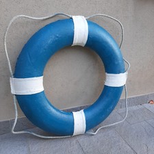 SALVAGENTE VINTAGE STYLE ø 75 Cm. ARREDO MARINO NAVALE VETRINA CASA VACANZE MARE