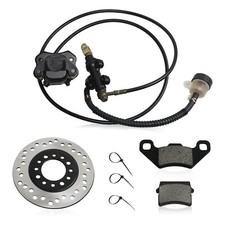 Hydraulic Rear Brake Caliper Cylinder Assy  Disc Pad for 150cc 200cc 250cc ATV