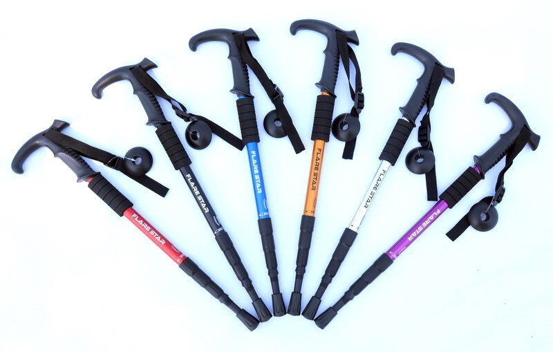 Nordic Walking Alpenstock Trekking Pole Pair Of Trekking