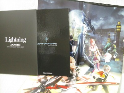 FINAL FANTASY XIII 13 Lightning Art Works w/Poster PS3 2013 Ltd