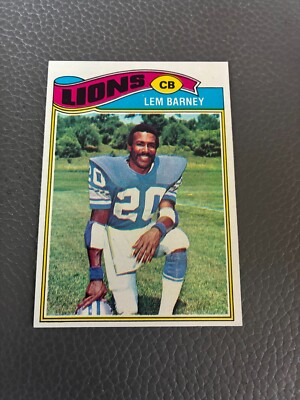 1977 Topps #433 Lem Barney - Lions