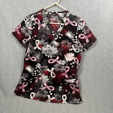 Butter Soft Scrubs Woman s Small Stretch Black Pink
