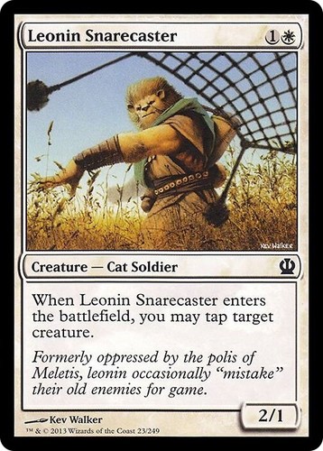 MTG Magic the Gathering Leonin Snarecaster (23/260) Theros NM | eBay