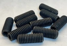 Set Screw: 3/8-16 x 1", Cup Point, Alloy Steel, Grade 8 Qty.10 Pcs (24J54)