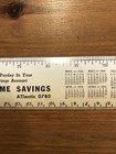 Pittsburgh Home Savings metal 12 inch Ruler 1949-1950 Pittsburgh PA — photo 5