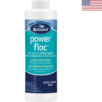 PowerFloc - 1 Quart, Clears Cloudy Water Fast, Effective Pool Water Enhancer,...