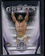 2021 Topps Chrome WWE #CG-10 Tony Nese Cruiserweight Greats Black Refractor /10