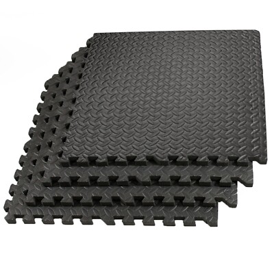 20mm Shock Absorbing Protective Gym Floor Mats Anti Fatigue Utility Garage  Tile UK
