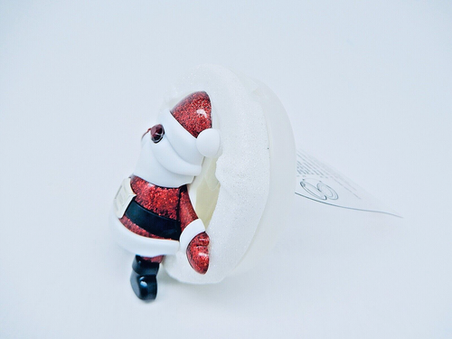 BATH & BODY WORKS SCENTPORTABLE CHRISTMAS SANTA BELT BUCKLE CAR VENT VISOR CLIP - Picture 5 of 12