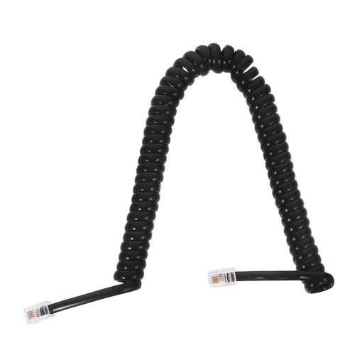 Extendable Phone Cord Landline Handset Cord Telephone Curly Cord Phone Receiver - Zdjęcie 3 z 12