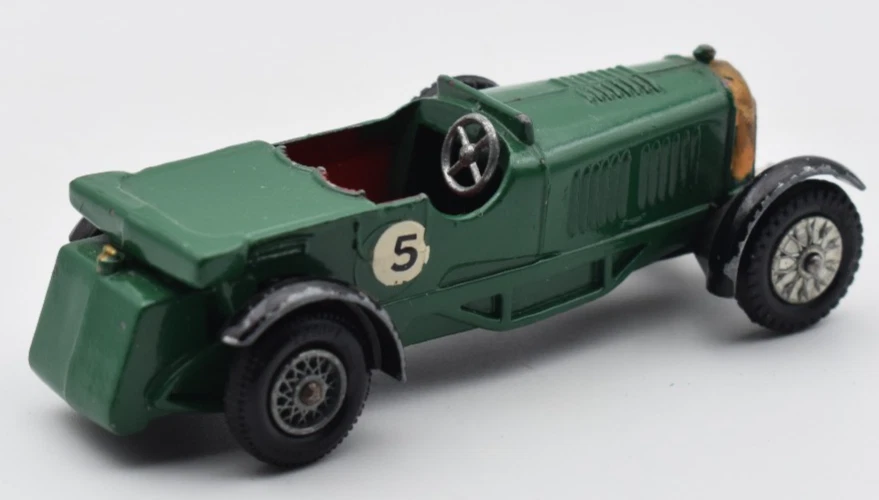 Matchbox MoY Yesteryear Y5 Le Mans Bentley green, green soft top. Lesney England - Image 2 of 4
