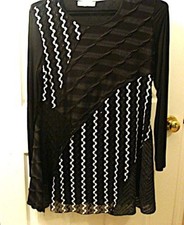 Black INDIGO SOUL Mini Dress or Tunic Top-Size Me SALE-$9.95