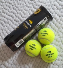 US OPEN 2026 WILSON 3 Official Tennis Balls with Can Used at OPEN Flushing NY