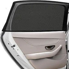 Rear Side Window Shade, 2 Pack Stretchy Mesh Medium - Rear Side Window Shade