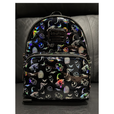 Loungefly Disney Nightmare Before Christmas Holographic AOP
