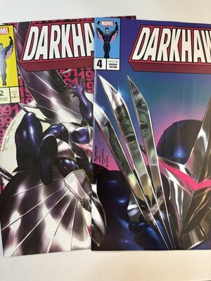 NM+ DARKHAWK #2 #4 Bundle MIGUEL MERCADO Todd McFarlane Homage Variants ASM 300