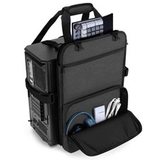 PC Tower Carrying Strap with Handle, Desktop Carrying Case with Pockets for K...