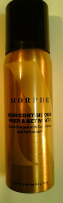 Morphe MINI CONTINUOUS PREP & SET MIST+ Supercharged w/ Ceramides & Antioxidants