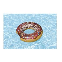 Bestway Schwimmring Donut Ø94 Cm Braun Aufblasbar Poolring Bis 100 Kg Pvc