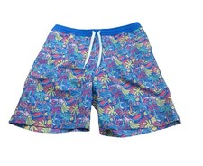 Chubbies Swim Trunks Youth L 14/16 Tropical Bunches Mesh Liner Drawstring