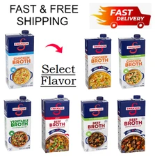 Swanson 100% Natural Broth,Fat-free, gluten-free, 32 oz Carton,(Select Flavor)