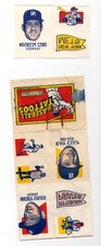 (76046) 1971 Topps Tattoos #13 Santo McCovey Lolich Harrelson Culp Complete PR