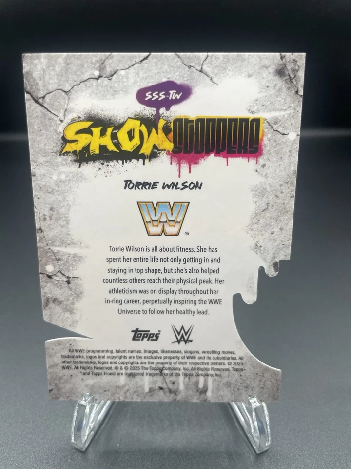 2025 Topps WWE Finest #SSS-TW Torrie Wilson Show Stoppers Die-Cut Refractor #/75 - Image 2 of 2