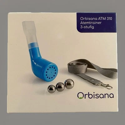 ORBISANA Atemtrainer Atemübungen Lungentraining Fitness Atemtherapie Sport Trainingsgerät