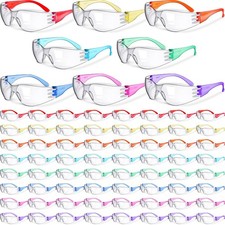 64 Pcs Kids Safety Glasses Scratch Impact Safety Goggles Protection Glasses w...