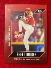 Rhett Lowder 2025 Kahn's Baseball Card Cincinnati Reds SGA (not Topps)