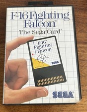 F-16 Fighting Falcon - Sega Master System/SMS - CIB, Case/Card/Manual - Tested