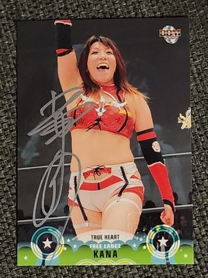 2009 BBM True Heart KANA aka ASUKA AUTOGRAPH Card #22/90 AUTO WWE NXT japan josh