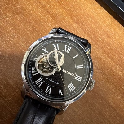 Seiko Presage Open Heart (4R39-00K0) - Black Dial - Pristine Crystal - Automatic
