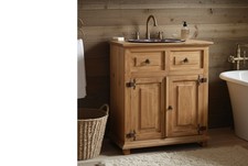 Waschtisch Badezimmerschrank MEXICO - Pinie Massivholz - Landhausstil Möbel