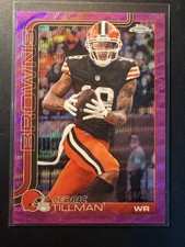 2025 Topps Chrome Cedric Tillman Pink Refactor /250 Cleveland Browns