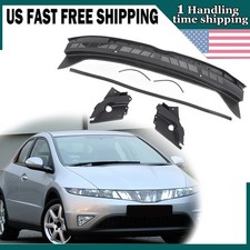 Windshield Cowl Wiper Cover Trim Panel For Honda Civic 2006-11 74200snaa00 Black
