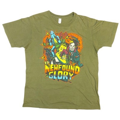 VTG New Found Glory Band MySpace Era Millitary Green Shirt S to 5XL TU922