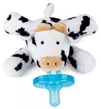 WubbaNub Infant Pacifier with Plush Toy - Ages 0-6 Months