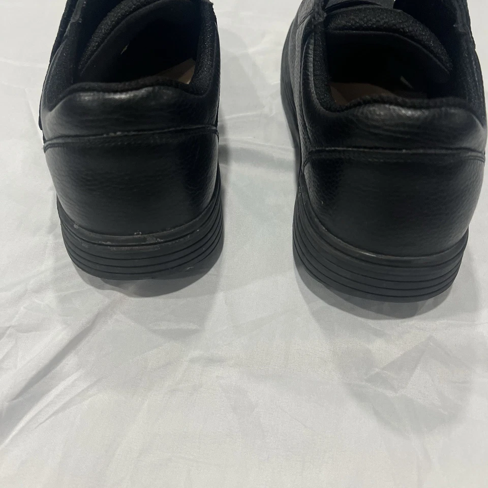 Туфли комфортные мужские Orthofeet Broadway 510 черные кожаные с ремешком ширина 8 2 E подушка - Изображение 4 из 4