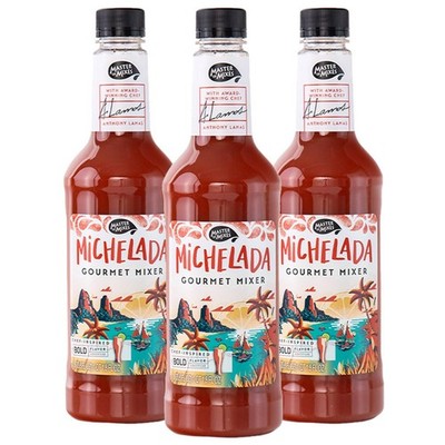 Master Of Mixes Michelada Drink Mix Ready To Use 1 33.8 Fl Oz Pack 3