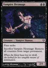Vampire Hexmage -Foil Light Play MTG Zendikar