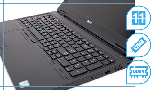 Ordinateur portable Dell Latitude 5590 I5-8GEN 512 Go SSD / 16 Go DDR4 15" FHD Win11 - Photo 5/12