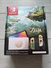 Nintendo Switch OLED The Legend of Zelda Tears of the Kingdom Édition Blanc Doré