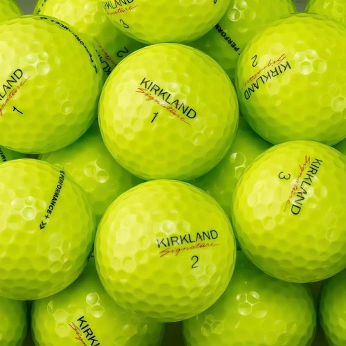 Kirkland Signature Yellow Mix Used Golf Balls Mint 120 Pack
