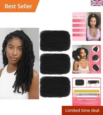 Luxuriöse Afro versaute lockige Haarverlängerungen - 3 Packungen 16 Zoll natürlich schön